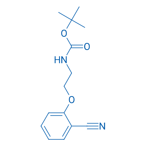 2-(Boc-amino)ethoxylbenzonitrile 250mg