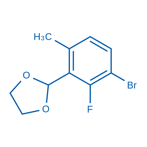 2-(3-Bromo-2-fluoro-6-methylphenyl)-1,3-dioxolane 250mg