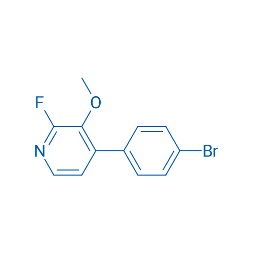 4-(4-Bromophenyl)-2-fluoro-3-methoxypyridine 100mg