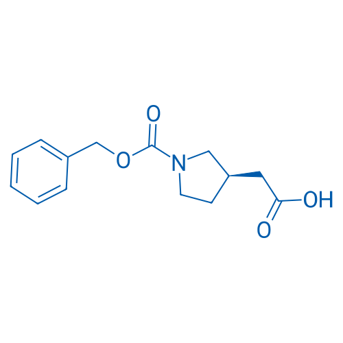 (R)-2-(1-((Benzyloxy)carbonyl)pyrrolidin-3-yl)acetic acid 250mg