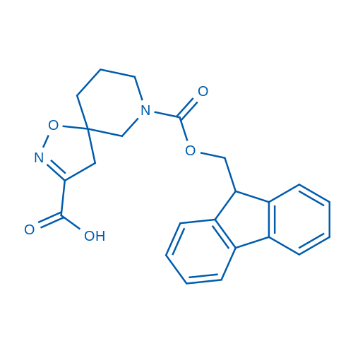 7-(((9H-Fluoren-9-yl)methoxy)carbonyl)-1-oxa-2,7-diazaspiro[4.5]dec-2-ene-3-carboxylic acid 50mg
