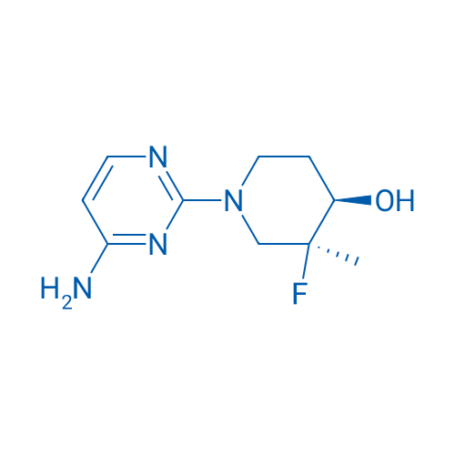 (3S,4R)-1-(4-Aminopyrimidin-2-yl)-3-fluoro-3-methylpiperidin-4-ol 250mg