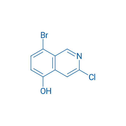 8-Bromo-3-chloroisoquinolin-5-ol 250mg