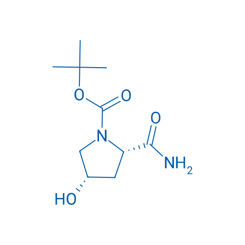 tert-Butyl (2S,4S)-2-carbamoyl-4-hydroxypyrrolidine-1-carboxylate 250mg