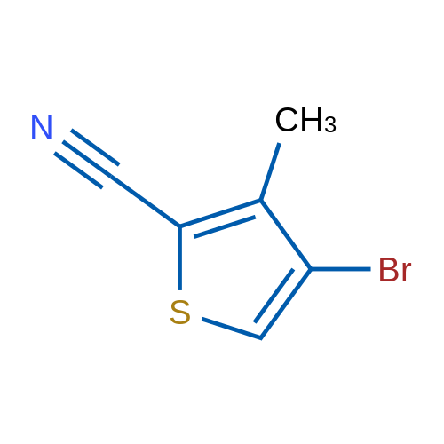 4-Bromo-3-methylthiophene-2-carbonitrile 250mg