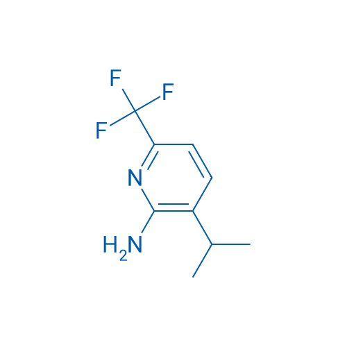 3-Isopropyl-6-(trifluoromethyl)pyridin-2-amine 100mg