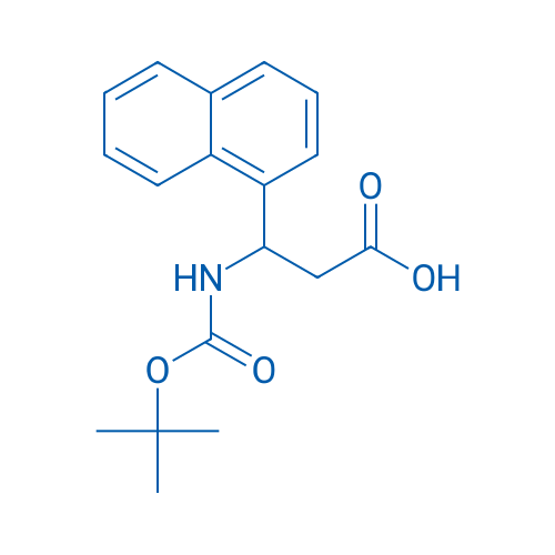 3-((tert-Butoxycarbonyl)amino)-3-(naphthalen-1-yl)propanoic acid 250mg