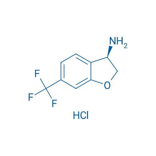 (R)-6-(Trifluoromethyl)-2,3-dihydrobenzofuran-3-amine hydrochloride 250mg