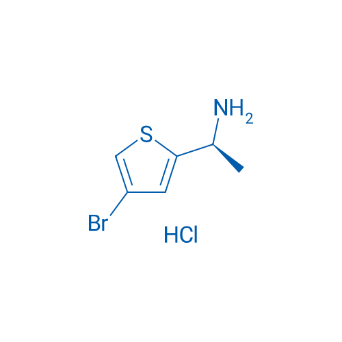 (S)-1-(4-Bromothiophen-2-yl)ethan-1-amine hydrochloride 250mg