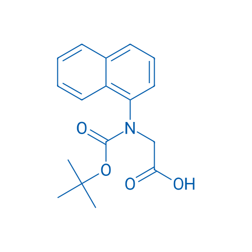 2-((tert-Butoxycarbonyl)(naphthalen-1-yl)amino)acetic acid 100mg