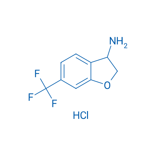 6-(Trifluoromethyl)-2,3-dihydrobenzofuran-3-amine hydrochloride 50mg