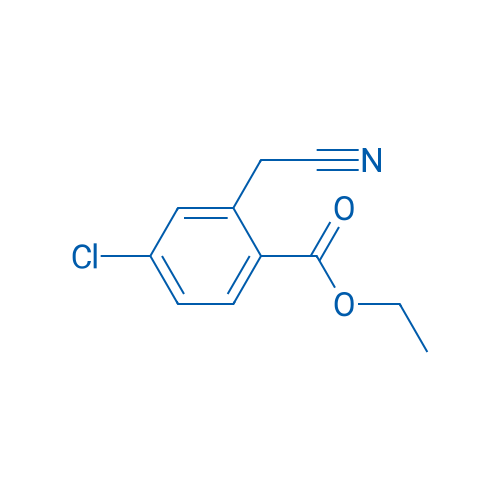 Ethyl 4-chloro-2-(cyanomethyl)benzoate 100mg