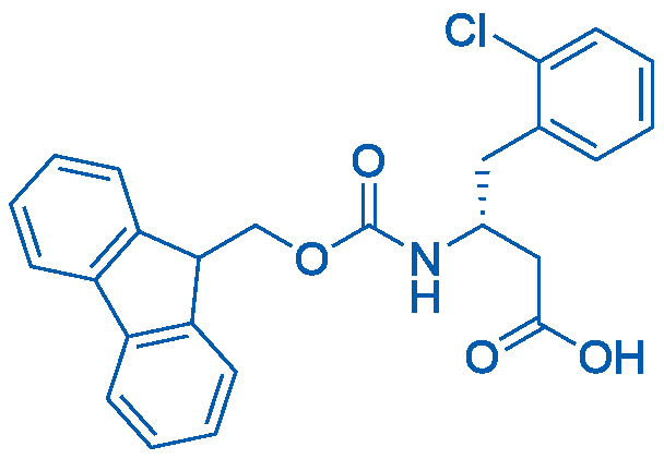 Fmoc-(R)-3-Amino-4-(2-chloro-phenyl)-butyric acid 5g
