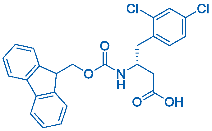 Fmoc-D-β-HoPhe(2,4-DiCl)-OH 100mg