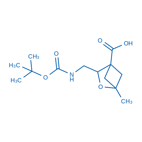 3-(((tert-Butoxycarbonyl)amino)methyl)-1-methyl-2-oxabicyclo[2.1.1]hexane-4-carboxylic acid 50mg