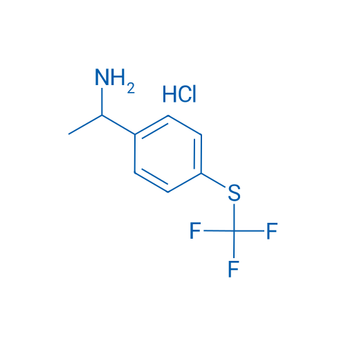 1-(4-((Trifluoromethyl)thio)phenyl)ethan-1-amine hydrochloride 1g