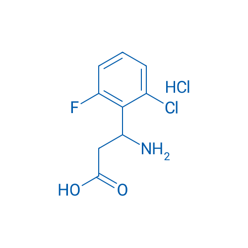 3-Amino-3-(2-chloro-6-fluorophenyl)propanoic acid hydrochloride 250mg