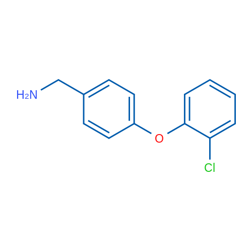4-(2-Chlorophenoxy)benzylamine 1g