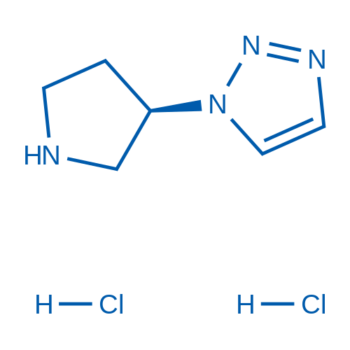 (R)-1-(Pyrrolidin-3-yl)-1H-1,2,3-triazole dihydrochloride 50mg