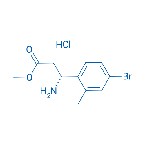 Methyl (R)-3-amino-3-(4-bromo-2-methylphenyl)propanoate hydrochloride 100mg