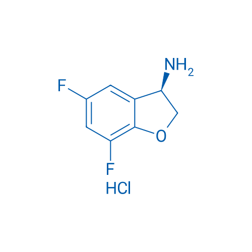 (R)-5,7-Difluoro-2,3-dihydrobenzofuran-3-amine hydrochloride 250mg