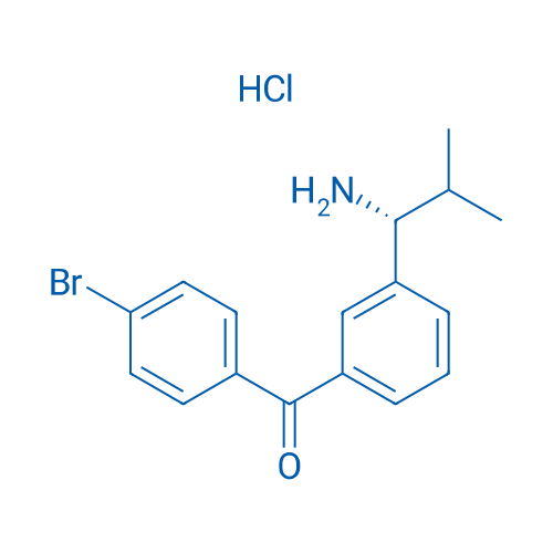 (R)-(3-(1-Amino-2-methylpropyl)phenyl)(4-bromophenyl)methanone hydrochloride 100mg