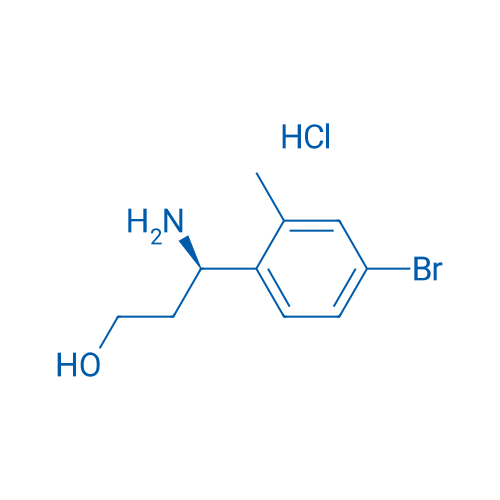 (R)-3-Amino-3-(4-bromo-2-methylphenyl)propan-1-ol hydrochloride 250mg