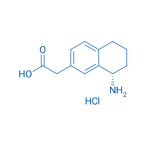 (S)-2-(8-Amino-5,6,7,8-tetrahydronaphthalen-2-yl)acetic acid hydrochloride 50mg