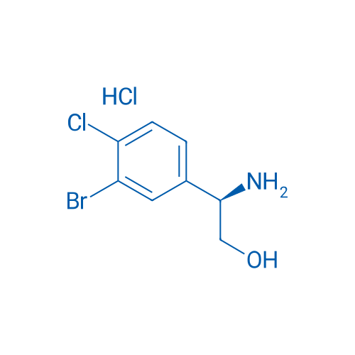 (R)-2-Amino-2-(3-bromo-4-chlorophenyl)ethan-1-ol hydrochloride 250mg