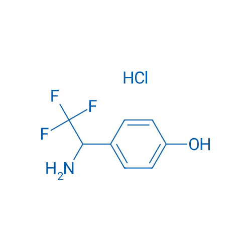 4-(1-Amino-2,2,2-trifluoroethyl)phenol hydrochloride 1g