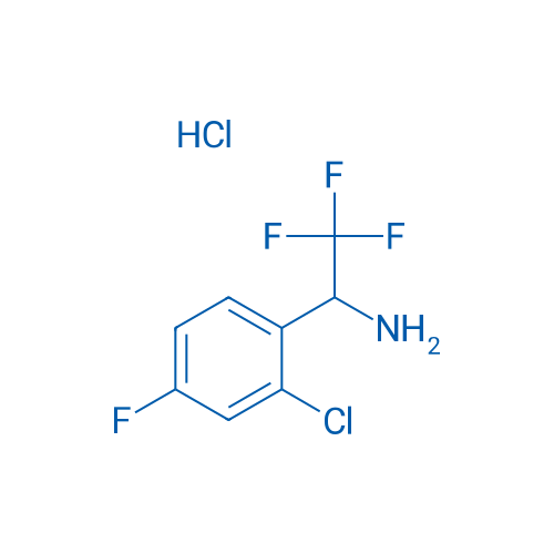 1-(2-Chloro-4-fluorophenyl)-2,2,2-trifluoroethan-1-amine hydrochloride 250mg