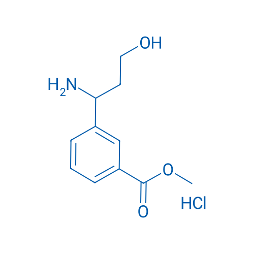 Methyl 3-(1-amino-3-hydroxypropyl)benzoate hydrochloride 1g