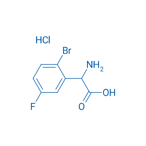 2-Amino-2-(2-bromo-5-fluorophenyl)acetic acid hydrochloride 1g