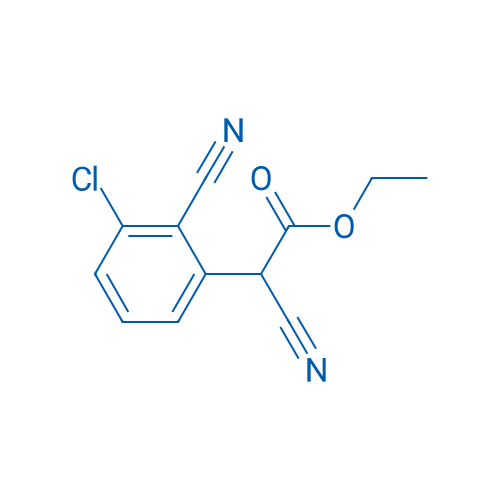 Ethyl 2-(3-chloro-2-cyanophenyl)-2-cyanoacetate 250mg