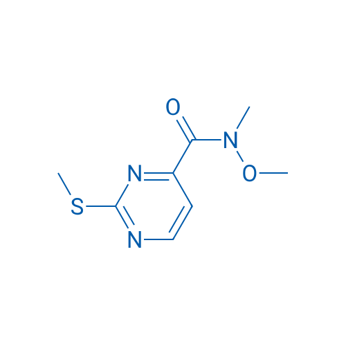 N-Methoxy-N-methyl-2-(methylthio)pyrimidine-4-carboxamide 250mg