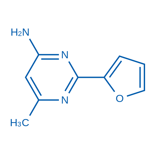 2-(Furan-2-yl)-6-methylpyrimidin-4-amine 1g