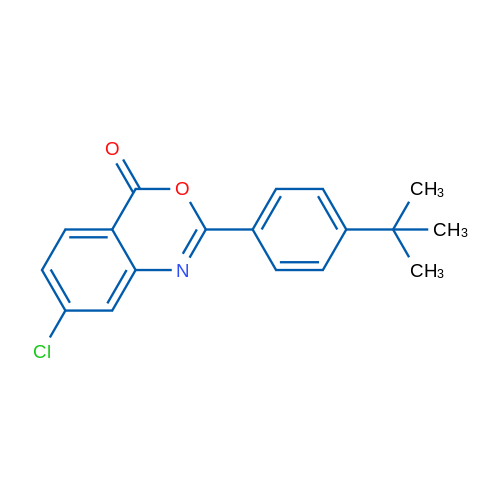 2-(4-tert-Butylphenyl)-7-chloro-4H-3,1-benzoxazin-4-one 1g