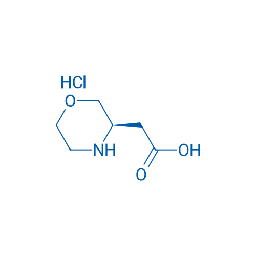 (R)-2-(Morpholin-3-yl)acetic acid hydrochloride 1g