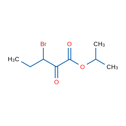 Isopropyl 3-bromo-2-oxopentanoate 1g