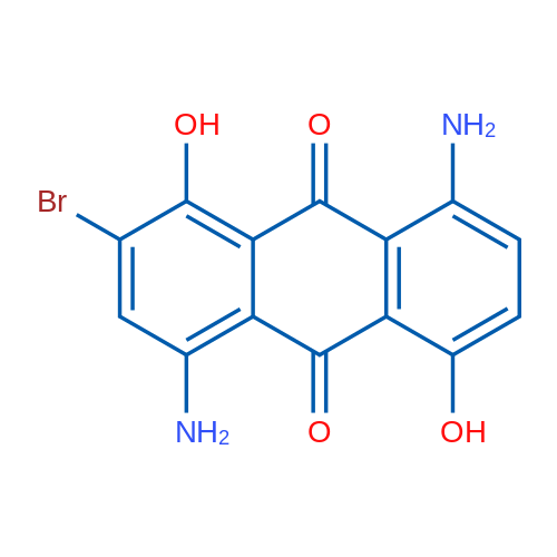 4,8-Diamino-2-bromo-1,5-dihydroxyanthracene-9,10-dione 1g