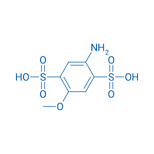2-Amino-5-methoxybenzene-1,4-disulfonic acid 1g