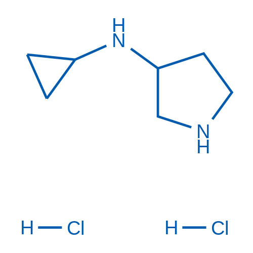 N-Cyclopropylpyrrolidin-3-amine dihydrochloride 100mg