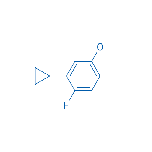 2-Cyclopropyl-1-fluoro-4-methoxybenzene 5g