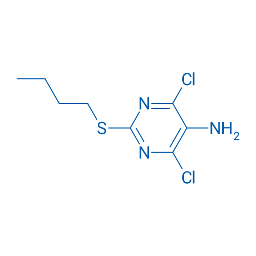 2-(Butylthio)-4,6-dichloropyrimidin-5-amine 1g
