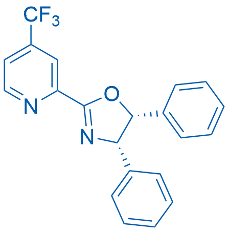 (4S,5R)-4,5-Diphenyl-2-(4-(trifluoromethyl)pyridin-2-yl)-4,5-dihydrooxazole 100mg