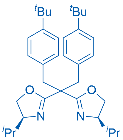 (S)-2-(1,3-Bis(4-(tert-butyl)phenyl)-2-((R)-4-isopropyl-4,5-dihydrooxazol-2-yl)propan-2-yl)-4-isopropyl-4,5-dihydrooxazole 1g