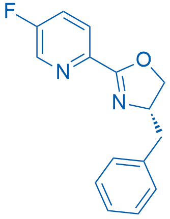 (S)-4-Benzyl-2-(5-fluoropyridin-2-yl)-4,5-dihydrooxazole 1g