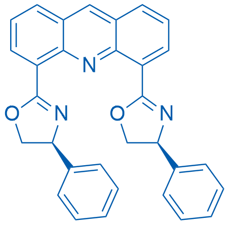 4,5-Bis((S)-4-phenyl-4,5-dihydrooxazol-2-yl)acridine 250mg
