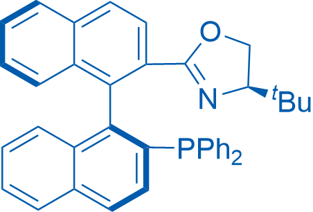 (R)-4-(tert-Butyl)-2-((S)-2'-(diphenylphosphanyl)-[1,1'-binaphthalen]-3-yl)-4,5-dihydrooxazole 10mg