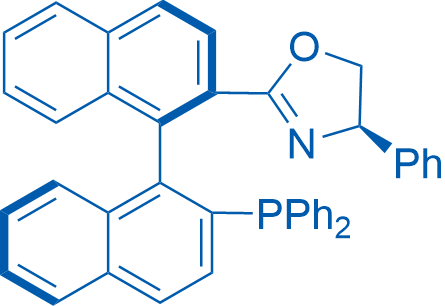 (R)-2-((R)-2'-(Diphenylphosphanyl)-[1,1'-binaphthalen]-3-yl)-4-phenyl-4,5-dihydrooxazole 1g